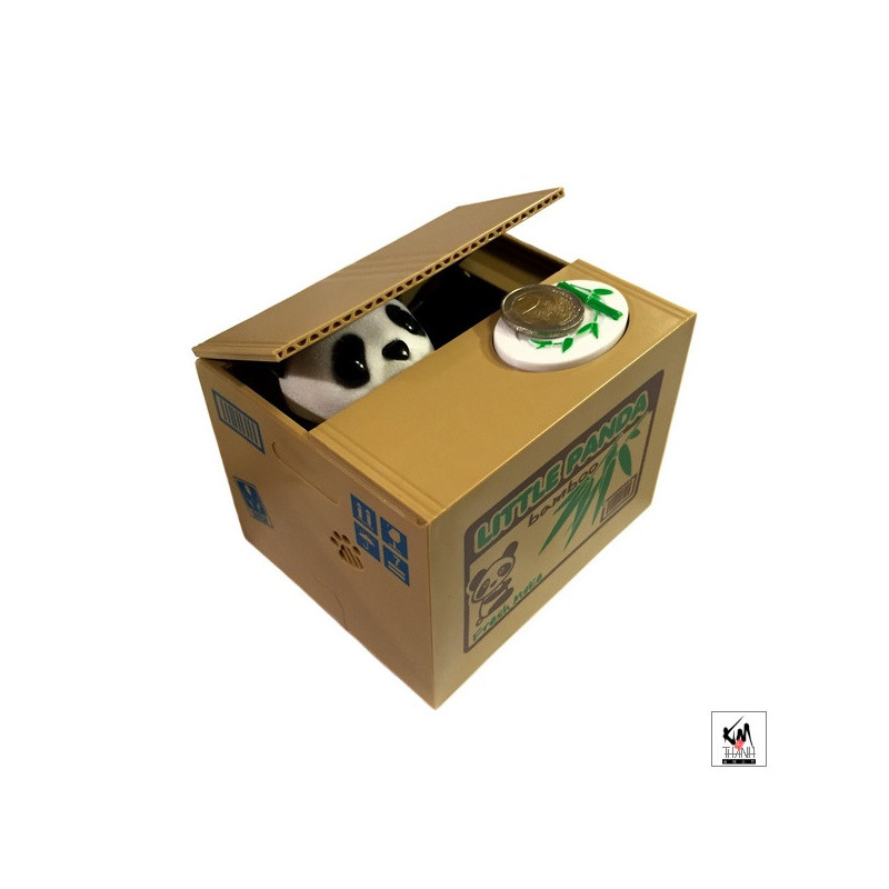 Tirelire automatique BOîTE PANdA ChAPARdEUR