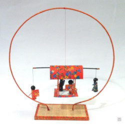 Mobile papier à poser rond