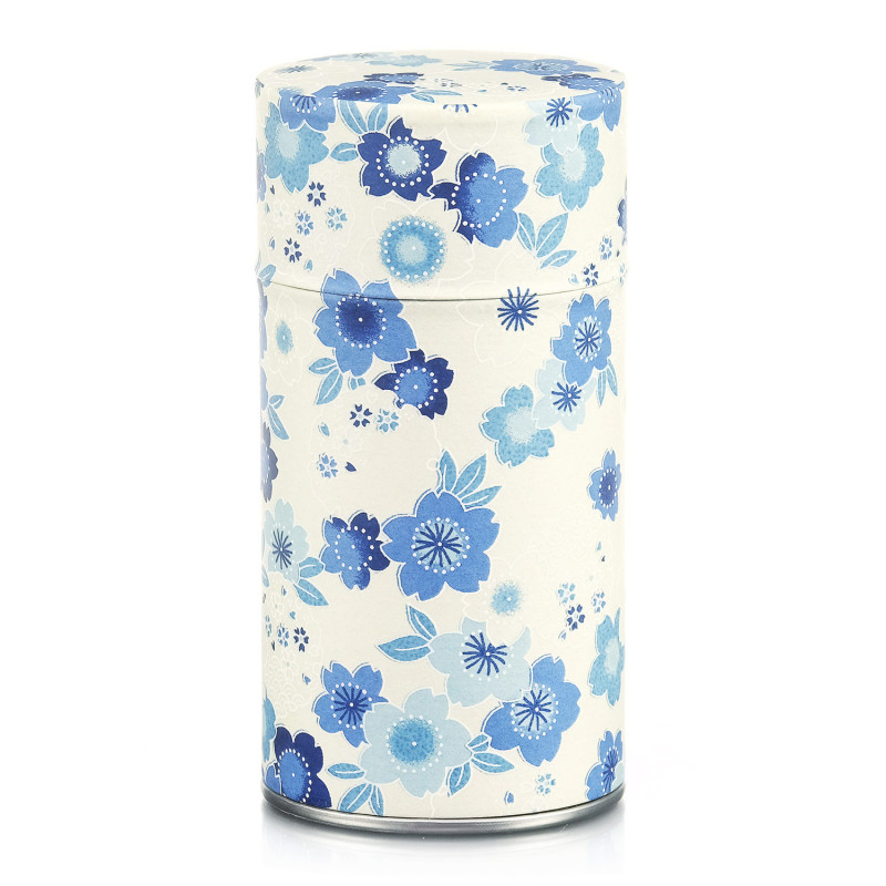 Boîte à thé japonaise (chazutsu) papier washi hANAMi (150g)
