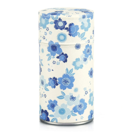 Boîte à thé japonaise (chazutsu) papier washi hANAMi (150g)