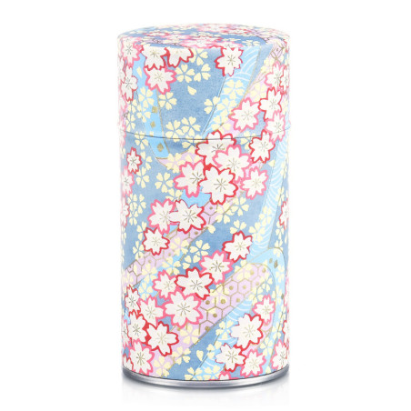 Boîte à thé japonaise (chazutsu) papier washi SUbENE no hANA (150g)