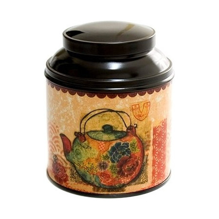 Chazutsu coupole imprimé ThéièRE aux FLEURS (125gr)