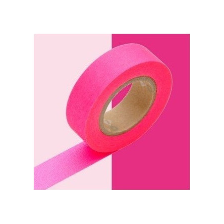 masking tape basic shocking pink (rose vif) 15mm*10m