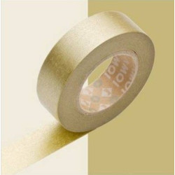 masking tape déco gold (doré) 15mm*10m