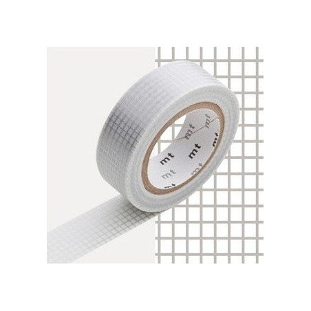 masking tape déco hougan silver (quadrillage argenté) 15mm*10m