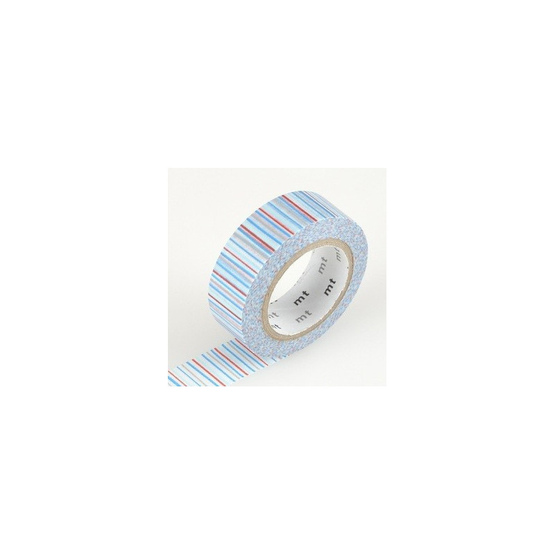 masking tape déco shima ao (traits bleu) 15mm*10m
