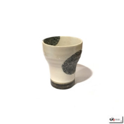 Tasse UZUMAKi noir en céramique blanche