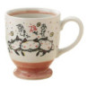 Mug MANEKi NEKO "Temps des Bonheurs" rose en porcelaine japonaise