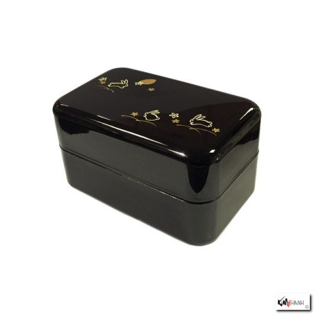 Bento LAPiNS rectangulaire noir 650ml