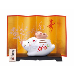 SANGLiER 2019 et marcassin sur le dos en argile