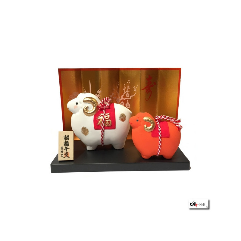 ChèVRE 2015 Couple en argile blanche