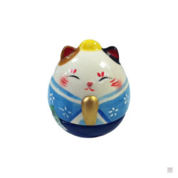 Culbuto Maneki Neko EMPEREUR & iMPéRATRiCE (h6cm)