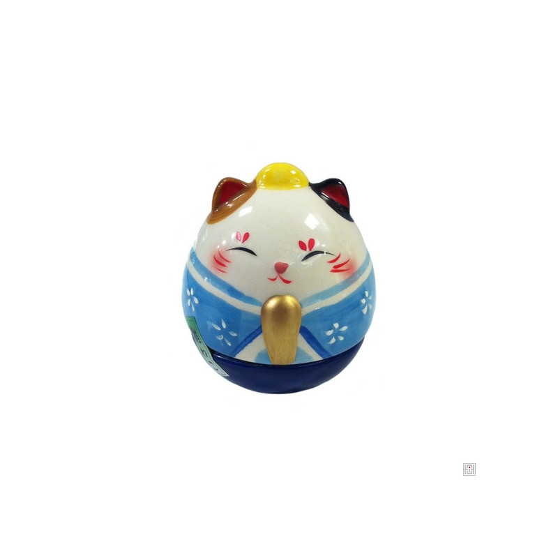 Culbuto Maneki Neko EMPEREUR & iMPéRATRiCE (h6cm)