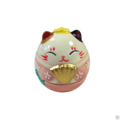 Culbuto Maneki Neko EMPEREUR & iMPéRATRiCE (h6cm)