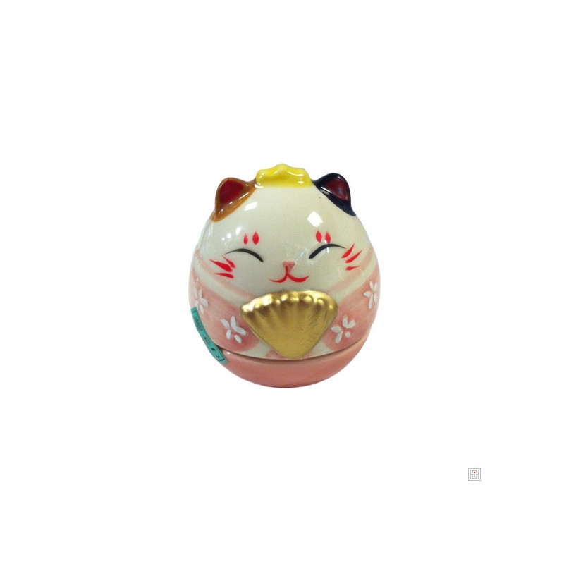 Culbuto Maneki Neko EMPEREUR & iMPéRATRiCE (h6cm)