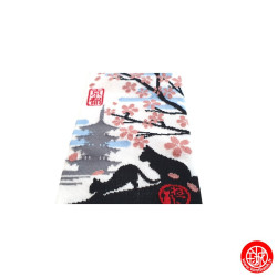 Tabi Socks (S) Socquettes à orteil japonaises ChATS et PAGOdE blanches (Taille extensible de 34 à 39)