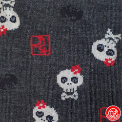 Tabi Socks (S) Socquettes à orteil japonaises CRâNES KAWAii gris foncé (extensible t34 à t39)