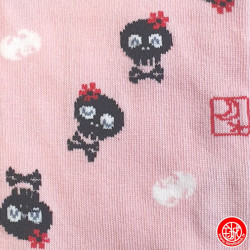 Tabi Socks (S) Socquettes à orteil japonaises CRâNES KAWAii rose clair (extensible t34 à t39)