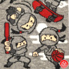 Tabi Socks (S) Socquettes à orteil japonaises MiNi NiNJAS Grises (extensible t34 à t39)