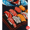Tabi Socks (M) Socquettes à orteil japonaises SUShi et DORAdE bleu nuit (Taille extensible de 39 à 44)