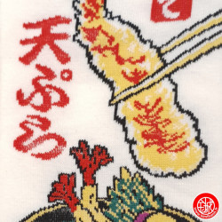 Tabi Socks (M) Socquettes à orteil japonaises TEMPURA blanches (Taille extensible de 39 à 44)