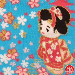 Tabi Socks (M) Socquettes à orteil japonaises GEiShA KAWAii Bleu Turquoise (extensible t39 à t44)