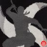 Tabi Socks (M) Chaussettes à orteil japonaises NiNJA & ShuRiKEN noires (extensible t39 à t44)