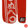 Tabi Socks (M) Chaussettes à orteil japonaises KAMAWA NU ヘ◯ぬ rouges (Taille extensible de 39 à 44)