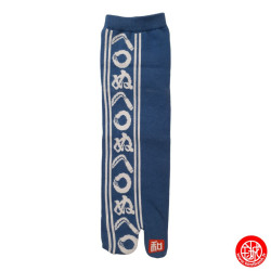 Tabi Socks (M) Chaussettes à orteil japonaises KAMAWA NU ヘ◯ぬ bleues (Taille extensible de 39 à 44)