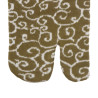Tabi Socks (M) Chaussettes à orteil japonaises KARAKUSA vert kaki (Taille extensible de 39 à 44)