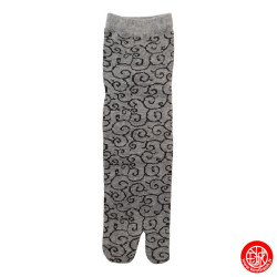 Tabi Socks (M) Chaussettes à orteil japonaises KARAKUSA grises (Taille extensible de 39 à 44)