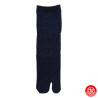 Tabi Socks (M) Chaussettes à orteil japonaises KARAKUSA bleu marine (Taille extensible de 39 à 44)
