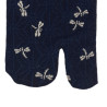 Tabi Socks (M) Chaussettes à orteil japonaises LibELLULES bleu indigo (Taille extensible de 39 à 44)