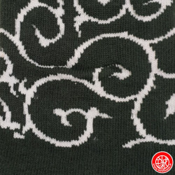 Socquettes à 5 doigts japonaises (M) KARAKUSA vertes (extensible t39 à t44)