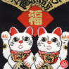 Tabi Socks (S) Socquettes à orteil japonaises DOUbLE MANEKi NEKO noires (extensible t34 à t39)