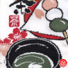 Tabi Socks (S) Socquettes à orteil japonaises MATChA et DANGO blanches  (Taille extensible de 34 à 39)