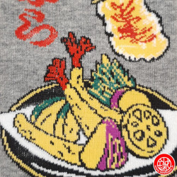 Tabi Socks (S) Socquettes à orteil japonaises TEMPURA grises (extensible t34 à t39)