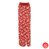 Tabi Socks (S) Chaussettes à orteil japonaises HANAbiRA GARA rouges (Taille extensible de 34 à 39)