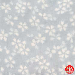 Tabi Socks (S) Chaussettes à orteil japonaises HANAbiRA GARA bleu clair (Taille extensible de 34 à 39)