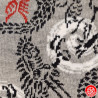 Socquettes à 5 doigts japonaises (M) MOTiF de DRAGON grises (extensible t39 à t44)