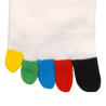 Chaussettes à 5 doigts japonaises (M) ARC en CiEL blanches (extensible t39 à 44)