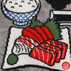 Tabi Socks (M) Socquettes à orteil japonaises SAShIMi grises (Taille extensible de 39 à 44)