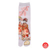 Tabi Socks (S) Chaussettes à orteil japonaises GEiShA EVENTAiL lavandes (Taille extensible de 34 à 39)