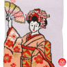 Tabi Socks (S) Chaussettes à orteil japonaises GEiShA EVENTAiL lavandes (Taille extensible de 34 à 39)