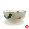 Bol à soupe POiSSONS et NéNUPhARS peint en porcelaine japonaise (d17cm)
