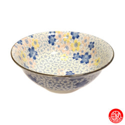 Bol à soupe ramen en porcelaine japonaise SAKURA fleurs de cerisier (d21cm)