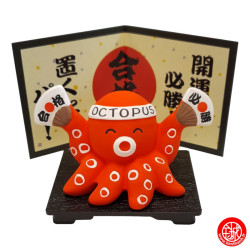 Pieuvre octopus VERS la ViCTOiRE en argile (h5.5cm)