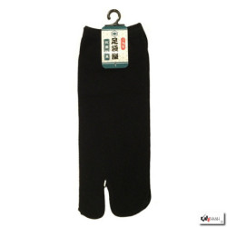 Tabi Socks (M) Socquettes à orteil japonaises UNiES noires (extensible t39 à t44)
