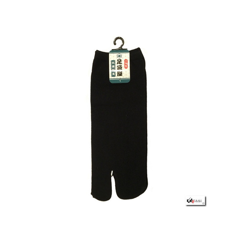 Tabi Socks (M) Socquettes à orteil japonaises UNiES noires (extensible t39 à t44)