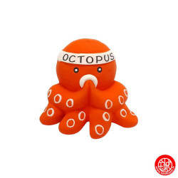 Pieuvre octopus TOUS MES VOEUX en argile (h5.5cm)